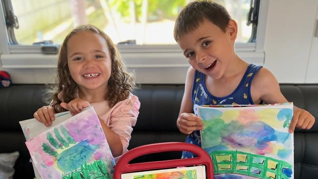 Malachy, 4, and Stanley Costen, 6.