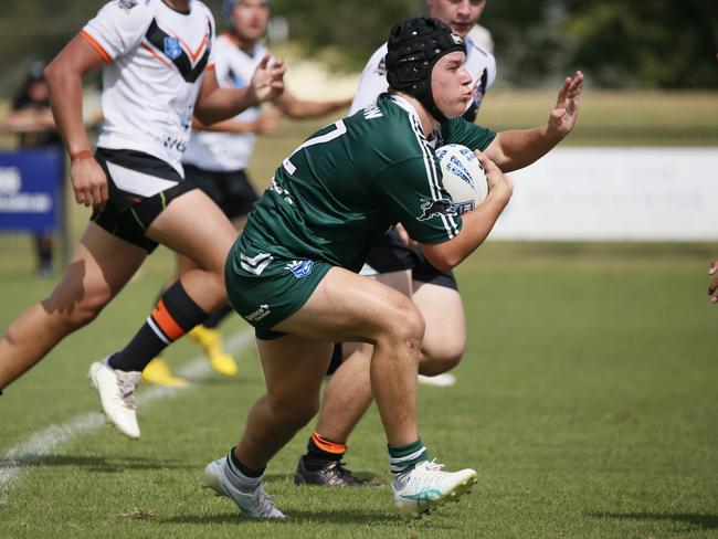 LoganCOOMBESPicture: Warren Gannon Photography. Andrew Johns Cup round one, Macarthur Wests Tigers vs Western Rams at Kirkham Oval, 4 February 2024