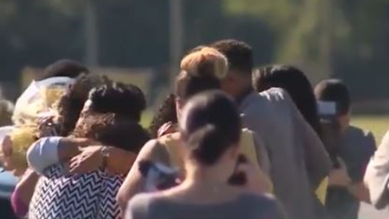 Johnson is mobbed by family. Picture: WVTM