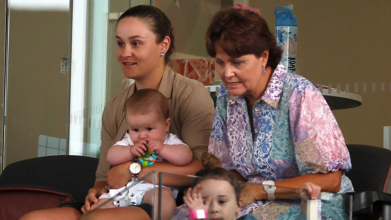 Retired tennis champion Ash Barty at the Brisbane International.