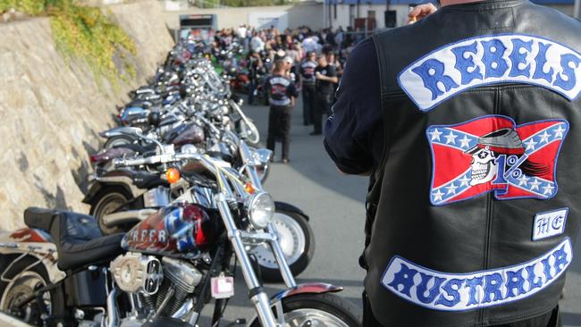 Rebels bikies were targeted in this operation. 