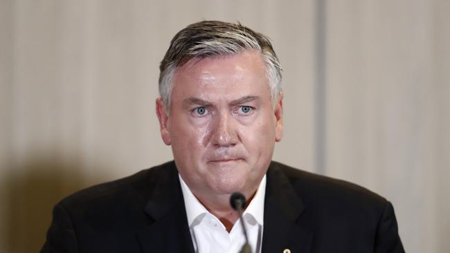 Community leaders have called on Collingwood president Eddie McGuire to stand down. Picture: Darrian Traynor/Getty