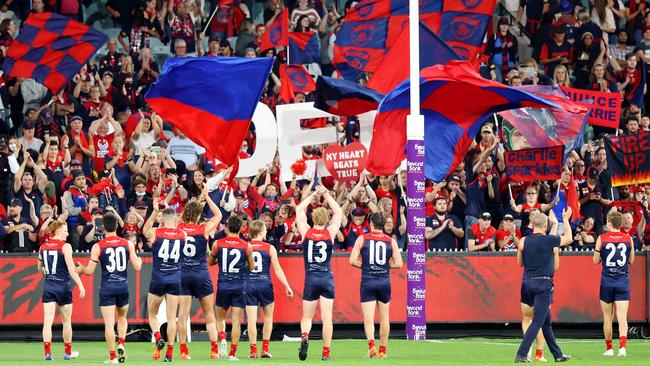 Christian Petracca questioned where Melbourne fans have gone.