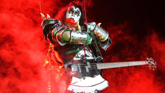KISS bass player Gene Simmons on solo music and the man behind the mask
