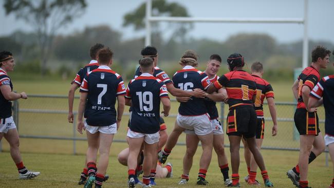 St Patrick's College Mackay defeated The Rockhampton Grammar School 40-6 in their Aaron Payne Cup qualifier at the Mackay Junior Rugby League Grounds.