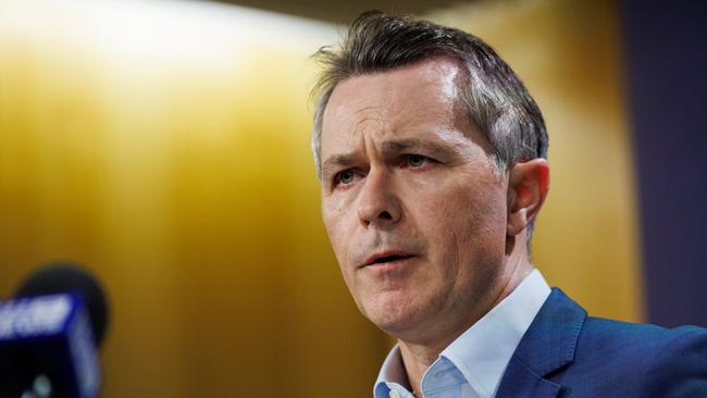 Education Minister Jason Clare said the NAPLAN results revealed Australia’s education system needed to be ‘a lot better and a lot fairer’. Picture: NewsWire/ David Swift