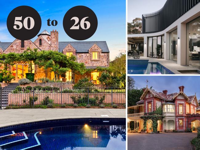 South Australia Top 50 homes Saturday 50-26 art