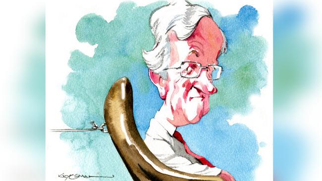 Incoming Coles chairman James Graham. Illustration: Sturt Krygsman