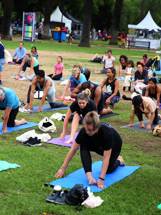 Cr Davis also said the lawn could be used for yoga.