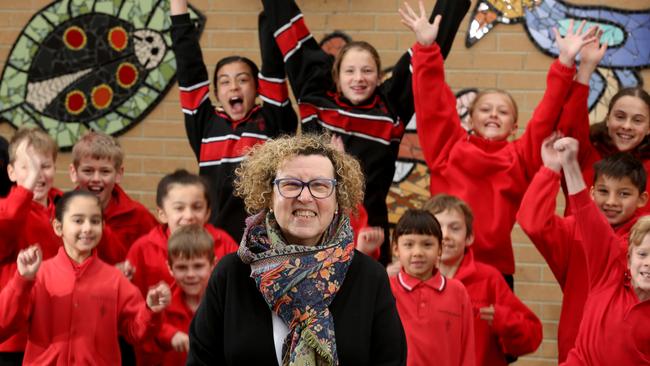 Primary schoolteacher Rita Kollmann has been recognised for 41 years service in the job. Picture: Stuart Milligan