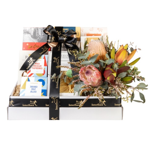 Floral Christmas gift hamper