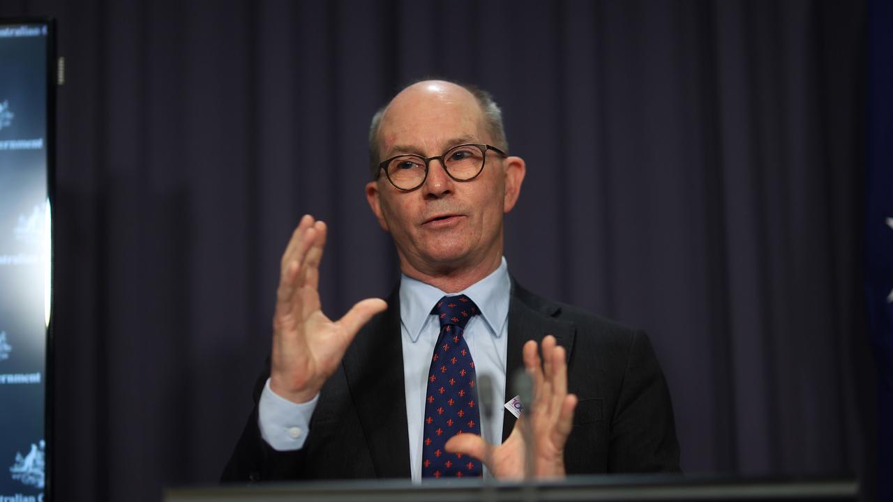 Professor Paul Kelly in Canberra during a press conference. Picture: Gary Ramage/NCA NewsWire