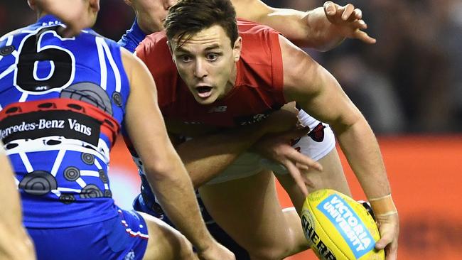 Melbourne suspect Lever has torn his ACL. Picture: Getty