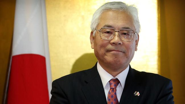 Former Japanese ambassador Sumio Kusaka has reached out to Australia. Picture: Kym Smith