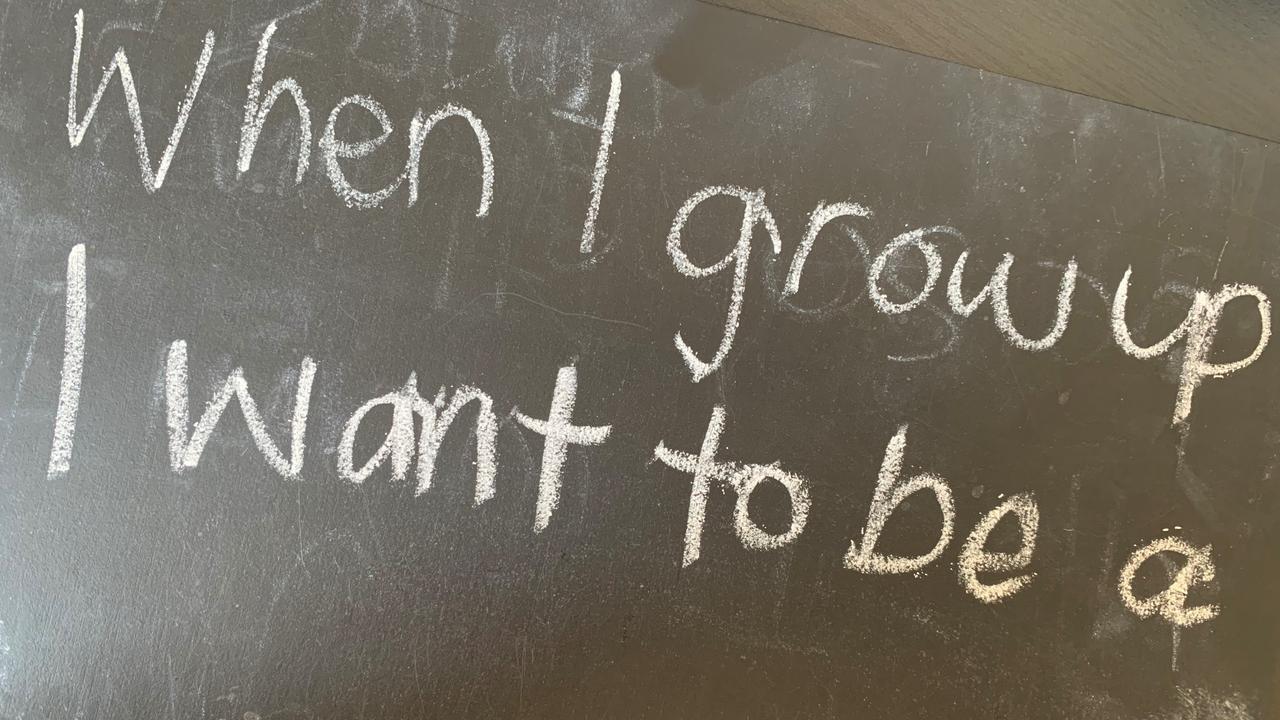 When I grow up I want to be ... blackboard