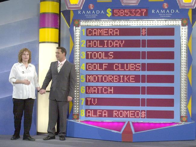 Larry Emdur on The Price is Right in 2004.