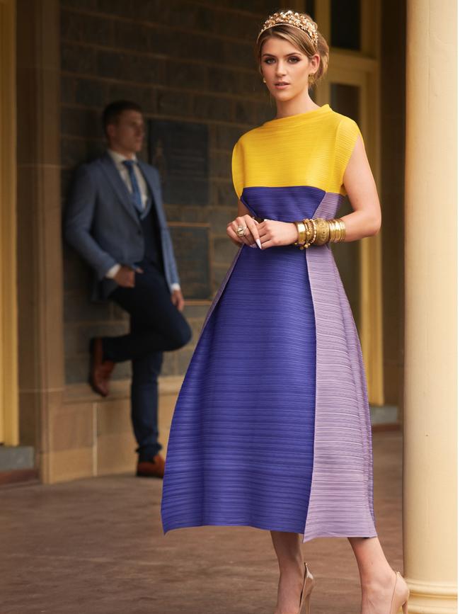 Myer Fashions on your Front Lawn Emerging Designer Award Winner, Ali Rauf of Bird Skin. Picture Supplied