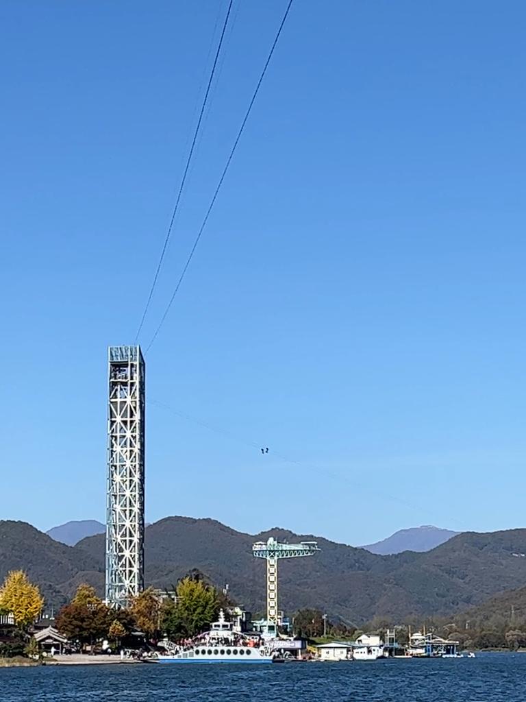 The zip line tower. Terrifying.