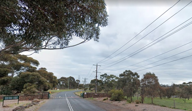 Power lines along Brimbank Rd in Keilor East where the men were injured on January 5, 2022. Picture: Google