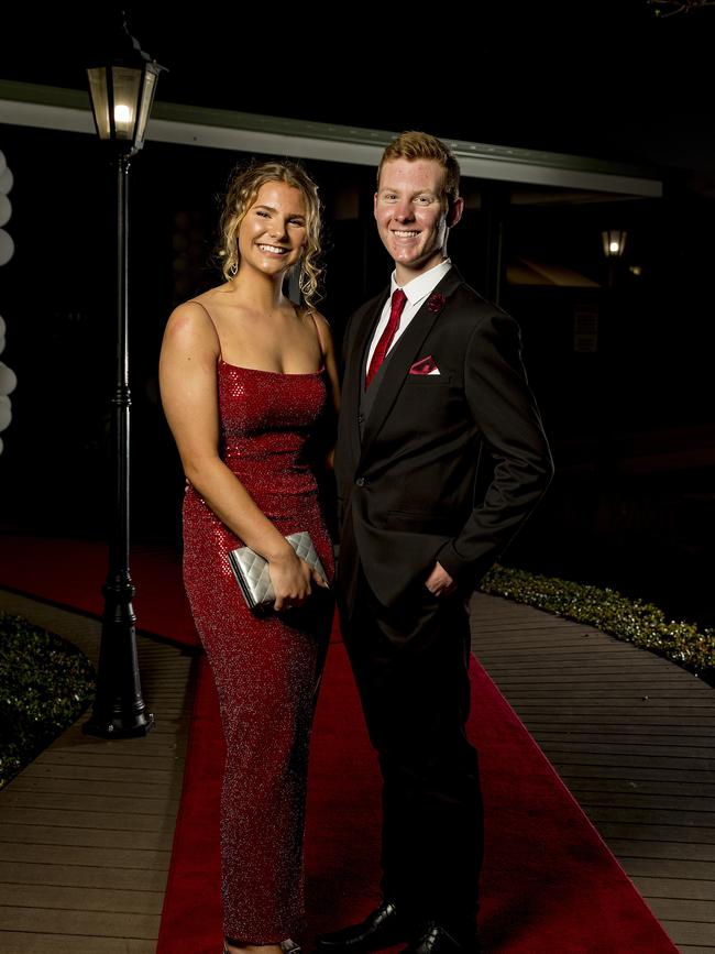 Formal for year 12 students from Emmanuel College. Caitlyn Miller & Martin Prince. Picture: Jerad Williams