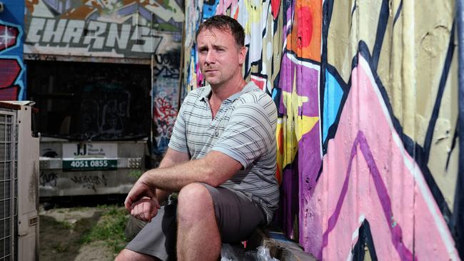 Luke battled his addiction but says the journey to being clean from meth is very challenging. Picture: Brendan Radke