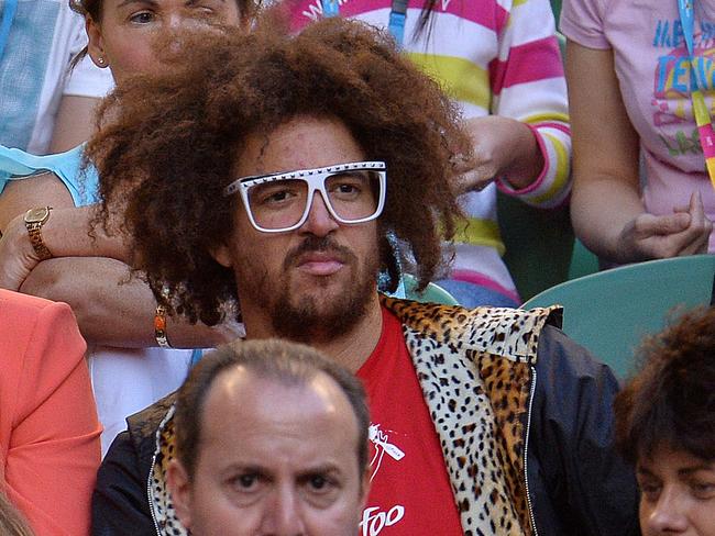 Red Foo at the Australian Open tennis tournament in January.