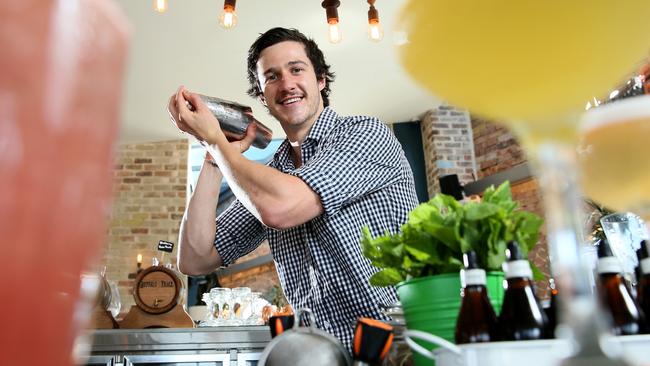 Kurtis Bosley is a mover and shaker in the cocktail world Picture: Troy Snook