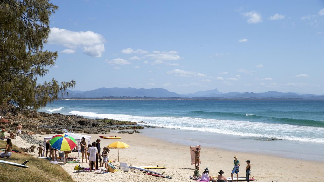 Wategos Beach at Byron Bay.