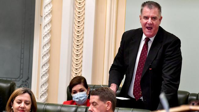 Mark Furner in Queensland Parliament. Picture: NCA NewsWire / John Gass