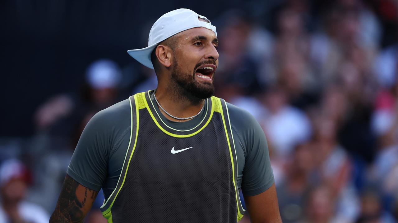 Kyrgios blows up in expletive outburst