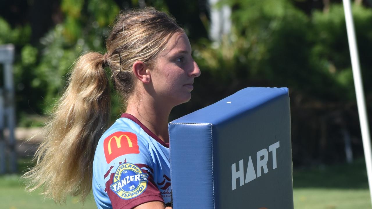 CQ Capras under-17 girls squad at pre-season training at Emmaus College, Rockhampton, on January 18, 2025.