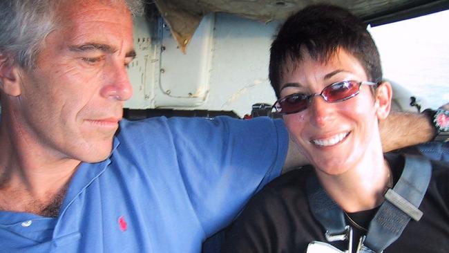 Ghislaine Maxwell is said to have turned to Jeffrey Epstein after the death of her father. (Photo by Handout / US District Court for the Southern District of New York / AFP)