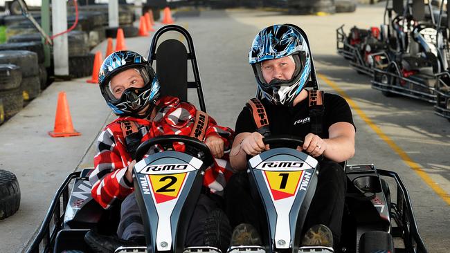 Le Mans Go Karts in Dandenong. Picture: Susan Windmiller