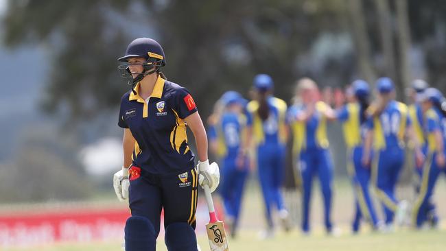 Emily Humphreys led the Central Coast to the under-19s Country Championship final earlier this season. Picture: Sue Graham