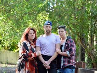 STRONGER TOGETHER: Ryan Forbes' life was changed when he read about Lloyd Copper, a proud gay man took his life recently due to bullying. Ryan was inspired to reach out to Lloyd's mum Barbara Copper and his sister Mary Copper. Picture: Patrick Woods