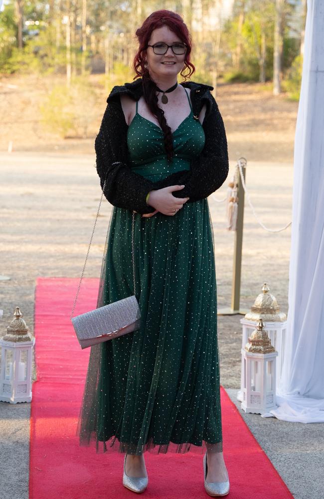 Rose Bennett arrive at the Gympie State High School formal 2023. November 16, 2023. Picture: Christine Schindler