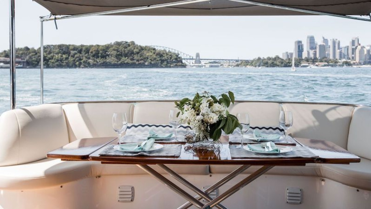 Any Boat’s most expensive vessel, the 19m My Enigma, can be snapped up for $19,000 and can fit 27 passengers under the 4sq m rule. Picture: Supplied