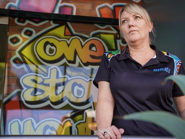 YIRS One Stop Youth Shop Dee Chapman works to provide support to at-risk youth. Picture: Heidi Petith