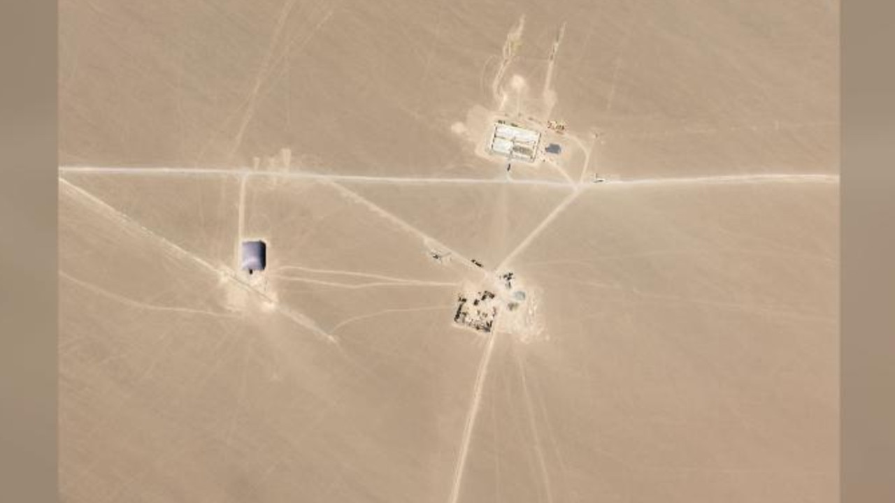 The new site in a remote desert was spotted by satellites. Picture: Federation American Scientists