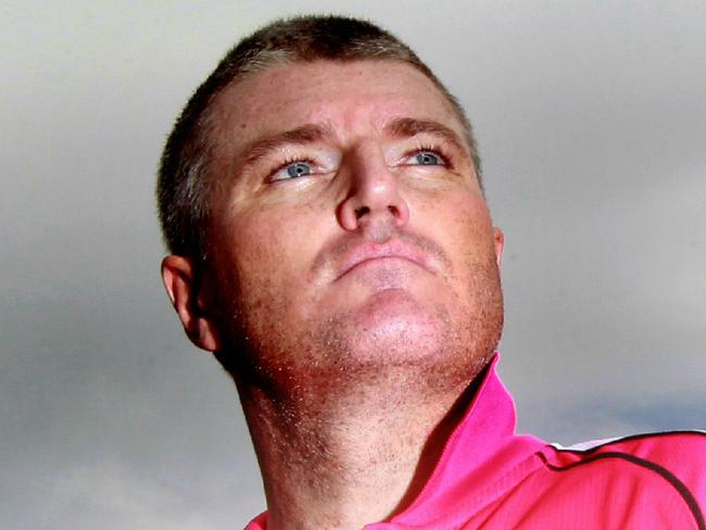 Cricketer Stuart MacGill, who is playing this season with the Sydney Sixers, pictured at the SCG in Sydney.