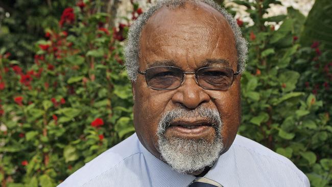 Papua New Guinea’s founding father, Sir Michael Somare, who died last month at the age of 84. Picture: AFP