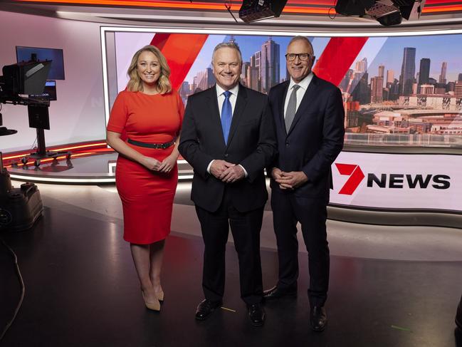 Tim Watson, right, is preparing to announce his retirement from 7News. Picture: Seven