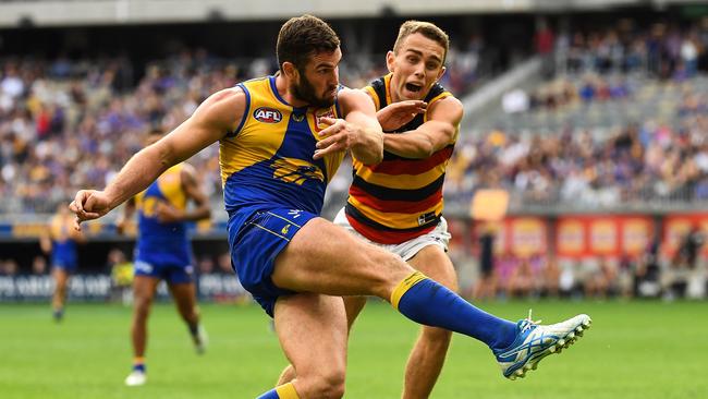 West Coast forward Jack Darling has booted 29.12 this season. Picture: Daniel Carson/AFL Photos