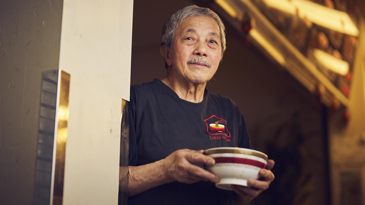 Richard Lee from Laksa House in the Central Market in Adelaide, ahead of its closure due to redevelopment. Picture: Matt Loxton