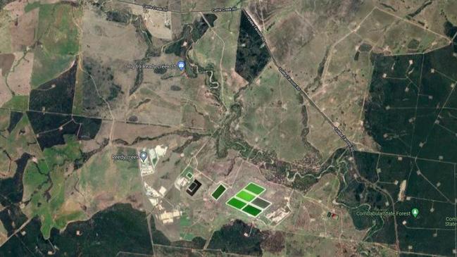 The piece of land of concern id just north of Origin Energy's Reedy Creek base camp. Picture: Google Maps.