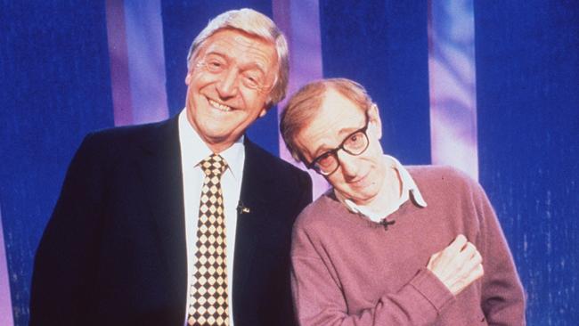 Michael Parkinson with actor Woody Allen.