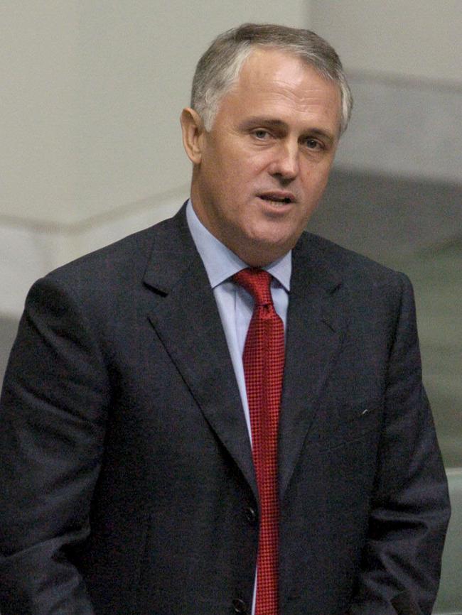 Malcolm Turnbull making his maiden speech to parliament after his election in 2004.