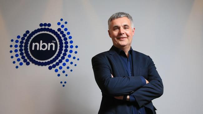 Our purpose is to lift the digital capability of Australia, says Stephen Rue, CEO of NBN Picture: Aaron Francis