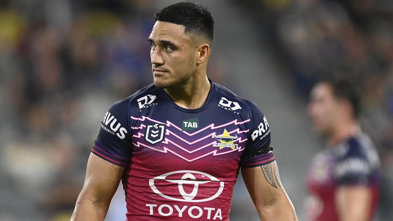 Valentine Holmes is eligible to play for the Kangaroos. Picture: Ian Hitchcock/Getty Images