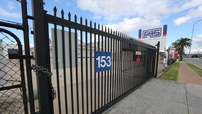 Members were locked out and a padlock placed on the gate. Picture: Mike Batterham.